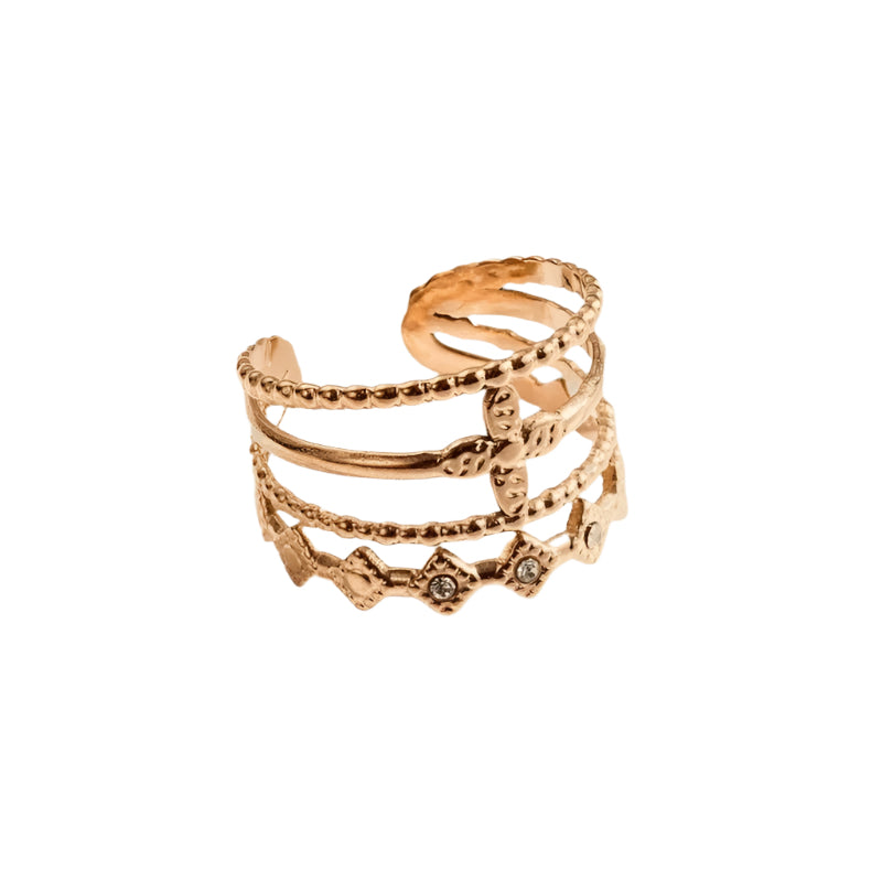 Crown Me Open Back Ring | Statement Jewelry – Eden Rose