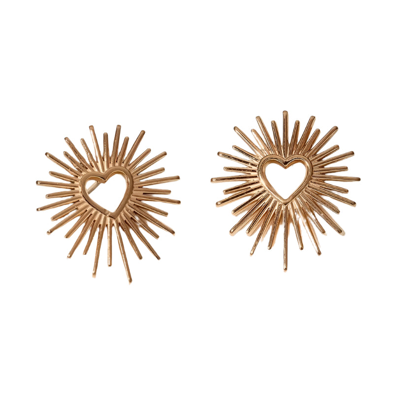 Dangerous Love Stud Earrings | Edgy Stud Jewelry – Eden Rose