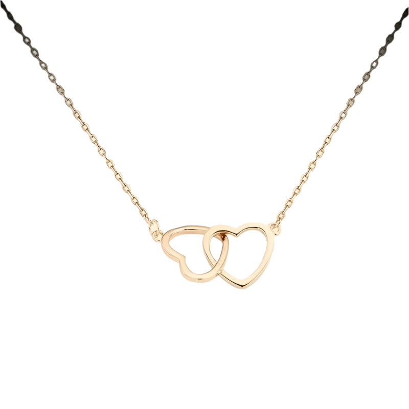 Double Love Necklace | Interlocking Heart Jewellery – Eden Rose