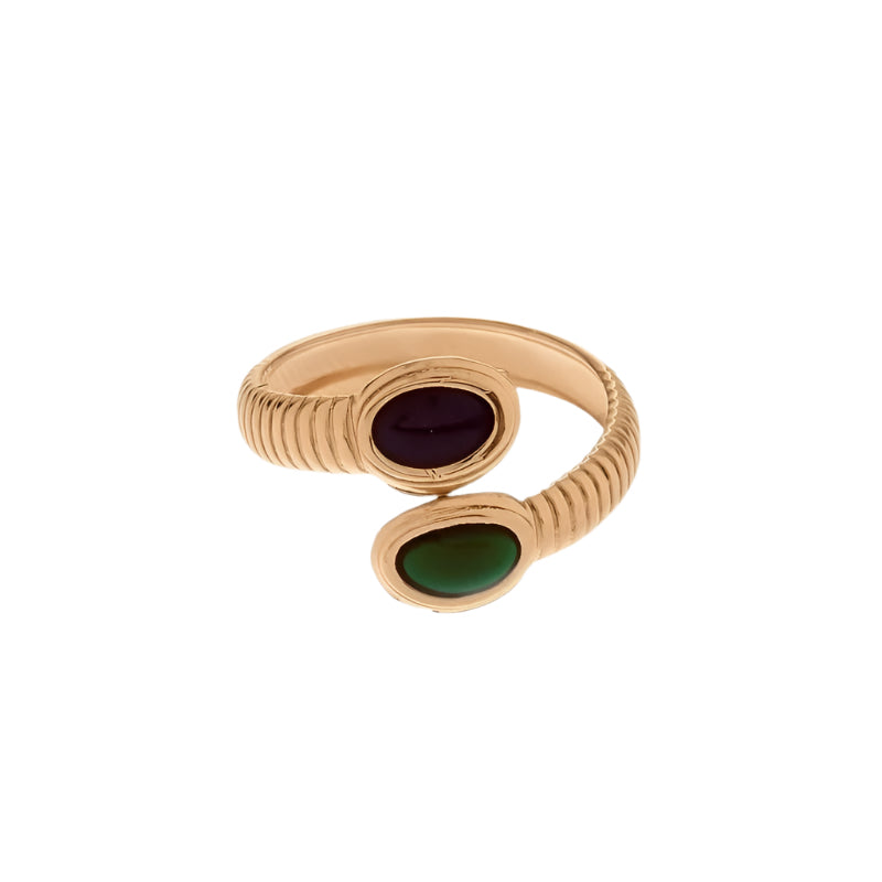 Wicked Inspired Colour Block Ring | Open Back Design – Eden Rose