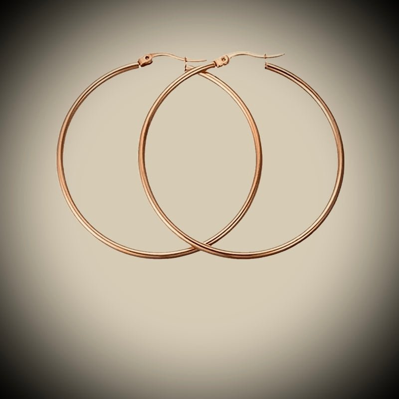 Eternity Hoop Earrings - Eden Rose Jewellery